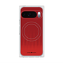 プレミアムスクエアケース with Pixelsnap［ Dot Gradation - Red ］