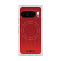 プレミアムスクエアケース with Pixelsnap［ Dot Gradation - Red ］