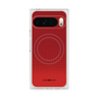 プレミアムスクエアケース with Pixelsnap［ Dot Gradation - Red ］