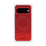 プレミアムスクエアケース with Pixelsnap［ Dot Gradation - Red ］