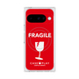 プレミアムスクエアケース with Pixelsnap［ FRAGILE - Red ］