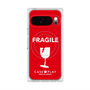 プレミアムスクエアケース with Pixelsnap［ FRAGILE - Red ］