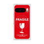プレミアムスクエアケース with Pixelsnap［ FRAGILE - Red ］