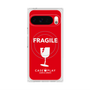 プレミアムスクエアケース with Pixelsnap［ FRAGILE - Red ］