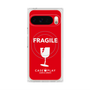 プレミアムスクエアケース with Pixelsnap［ FRAGILE - Red ］