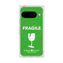 プレミアムスクエアケース with Pixelsnap［ FRAGILE - Green ］