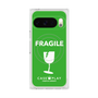 プレミアムスクエアケース with Pixelsnap［ FRAGILE - Green ］