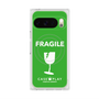 プレミアムスクエアケース with Pixelsnap［ FRAGILE - Green ］