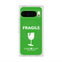 プレミアムスクエアケース with Pixelsnap［ FRAGILE - Green ］