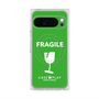 プレミアムスクエアケース with Pixelsnap［ FRAGILE - Green ］