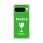 プレミアムスクエアケース with Pixelsnap［ FRAGILE - Green ］