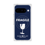プレミアムスクエアケース with Pixelsnap［ FRAGILE - Navy ］
