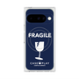 プレミアムスクエアケース with Pixelsnap［ FRAGILE - Navy ］