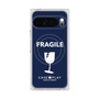 プレミアムスクエアケース with Pixelsnap［ FRAGILE - Navy ］