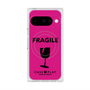 プレミアムスクエアケース with Pixelsnap［ FRAGILE - Pink ］