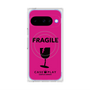 プレミアムスクエアケース with Pixelsnap［ FRAGILE - Pink ］