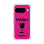 プレミアムスクエアケース with Pixelsnap［ FRAGILE - Pink ］