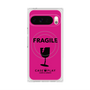 プレミアムスクエアケース with Pixelsnap［ FRAGILE - Pink ］