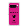プレミアムスクエアケース with Pixelsnap［ FRAGILE - Pink ］