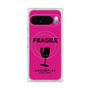 プレミアムスクエアケース with Pixelsnap［ FRAGILE - Pink ］