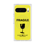 プレミアムスクエアケース with Pixelsnap［ FRAGILE - Yellow ］