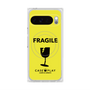プレミアムスクエアケース with Pixelsnap［ FRAGILE - Yellow ］