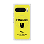 プレミアムスクエアケース with Pixelsnap［ FRAGILE - Yellow ］
