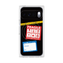 プレミアムスクエアケース with Pixelsnap［ FRAGILE Stickers - Black ］