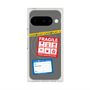プレミアムスクエアケース with Pixelsnap［ FRAGILE Stickers - Gray ］