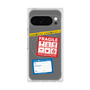 プレミアムスクエアケース with Pixelsnap［ FRAGILE Stickers - Gray ］