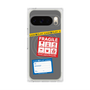 プレミアムスクエアケース with Pixelsnap［ FRAGILE Stickers - Gray ］