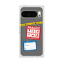 プレミアムスクエアケース with Pixelsnap［ FRAGILE Stickers - Gray ］