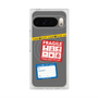 プレミアムスクエアケース with Pixelsnap［ FRAGILE Stickers - Gray ］