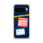 プレミアムスクエアケース with Pixelsnap［ FRAGILE Stickers - Navy ］