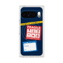 プレミアムスクエアケース with Pixelsnap［ FRAGILE Stickers - Navy ］
