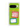 プレミアムスクエアケース with Pixelsnap［ FRAGILE Stickers - Green ］