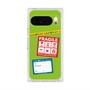 プレミアムスクエアケース with Pixelsnap［ FRAGILE Stickers - Green ］