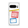 プレミアムスクエアケース with Pixelsnap［ FRAGILE Stickers - White ］
