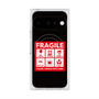 プレミアムスクエアケース with Pixelsnap［ FRAGILE Sticker - Black ］