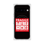プレミアムスクエアケース with Pixelsnap［ FRAGILE Sticker - Black ］