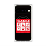 プレミアムスクエアケース with Pixelsnap［ FRAGILE Sticker - Black ］
