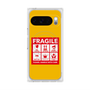 プレミアムスクエアケース with Pixelsnap［ FRAGILE Sticker - Yellow ］