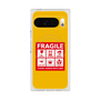プレミアムスクエアケース with Pixelsnap［ FRAGILE Sticker - Yellow ］