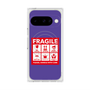 プレミアムスクエアケース with Pixelsnap［ FRAGILE Sticker - Purple ］