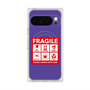 プレミアムスクエアケース with Pixelsnap［ FRAGILE Sticker - Purple ］