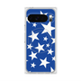 プレミアムスクエアケース with Pixelsnap［ Stars - Blue ］