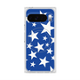 プレミアムスクエアケース with Pixelsnap［ Stars - Blue ］