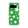 プレミアムスクエアケース with Pixelsnap［ Stars - Green ］