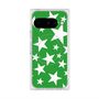 プレミアムスクエアケース with Pixelsnap［ Stars - Green ］