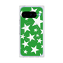 プレミアムスクエアケース with Pixelsnap［ Stars - Green ］
